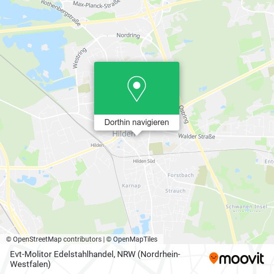 Evt-Molitor Edelstahlhandel Karte