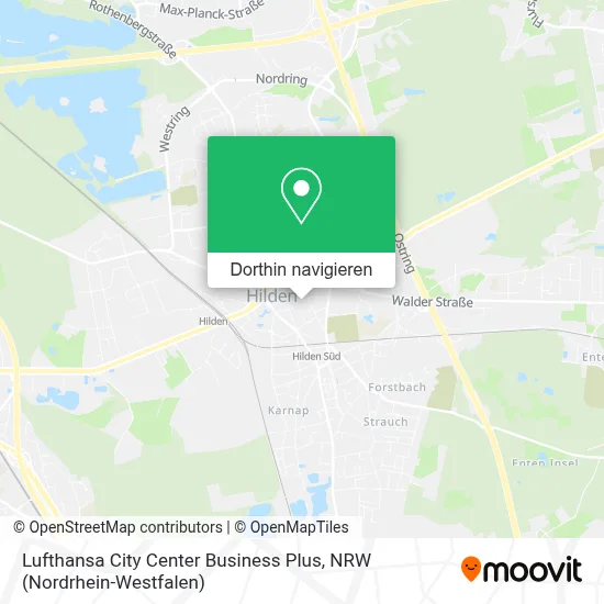 Lufthansa City Center Business Plus Karte