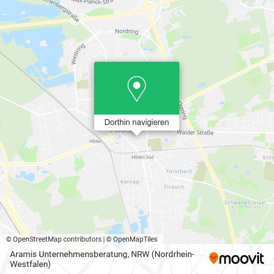 Aramis Unternehmensberatung Karte