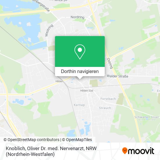 Knoblich, Oliver Dr. med. Nervenarzt Karte