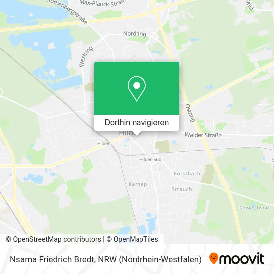 Nsama Friedrich Bredt Karte