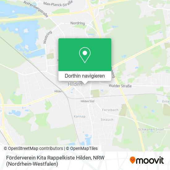 Förderverein Kita Rappelkiste Hilden Karte