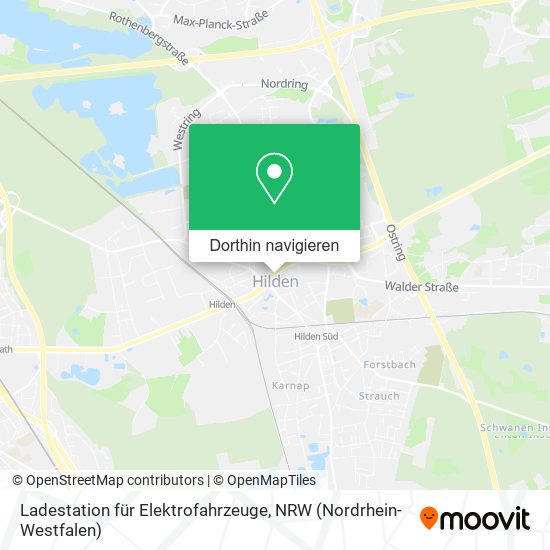 Ladestation für Elektrofahrzeuge Karte