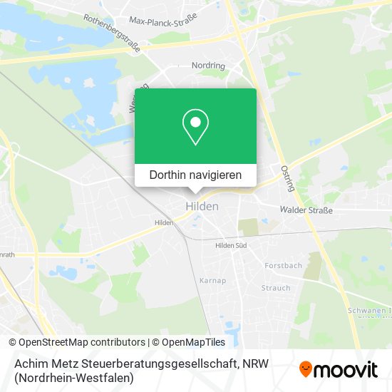 Achim Metz Steuerberatungsgesellschaft Karte