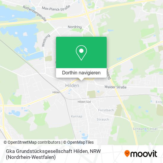 Gka Grundstücksgesellschaft Hilden Karte