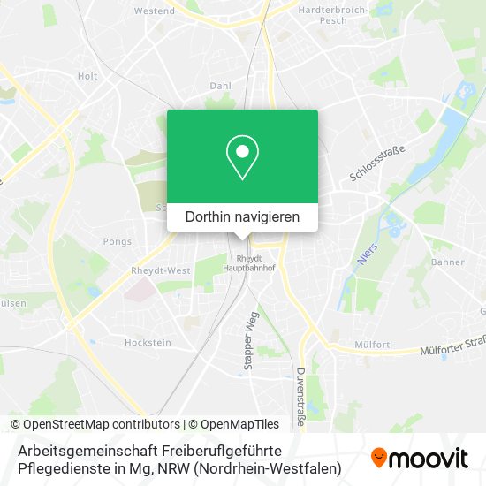 Arbeitsgemeinschaft Freiberuflgeführte Pflegedienste in Mg Karte