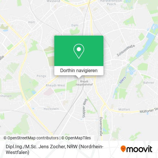 Dipl.Ing./M.Sc. Jens Zocher Karte