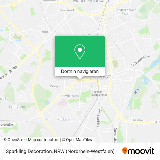 Sparkling Decoration Karte