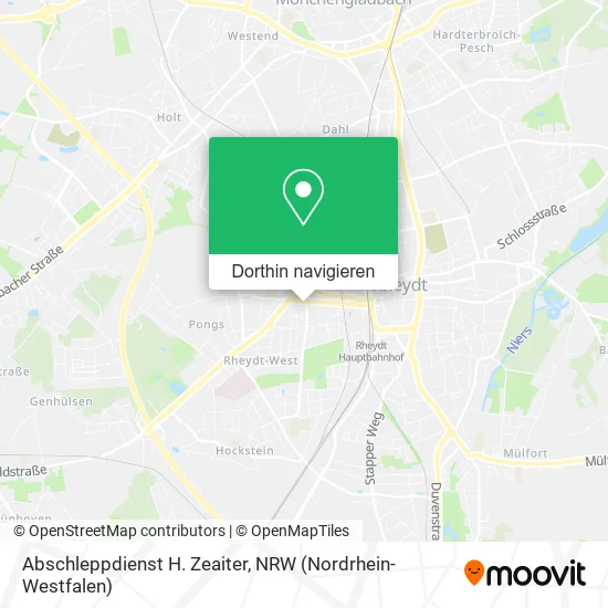 Abschleppdienst H. Zeaiter Karte