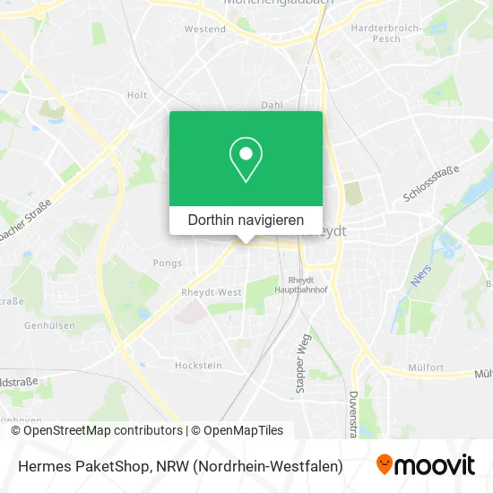 Hermes PaketShop Karte