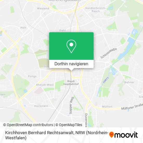 Kirchhoven Bernhard Rechtsanwalt Karte