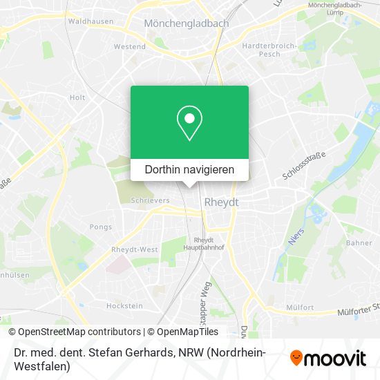 Dr. med. dent. Stefan Gerhards Karte