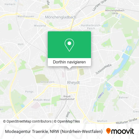 Modeagentur Traenkle Karte