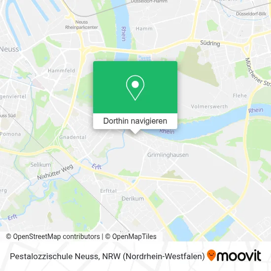 Pestalozzischule Neuss Karte