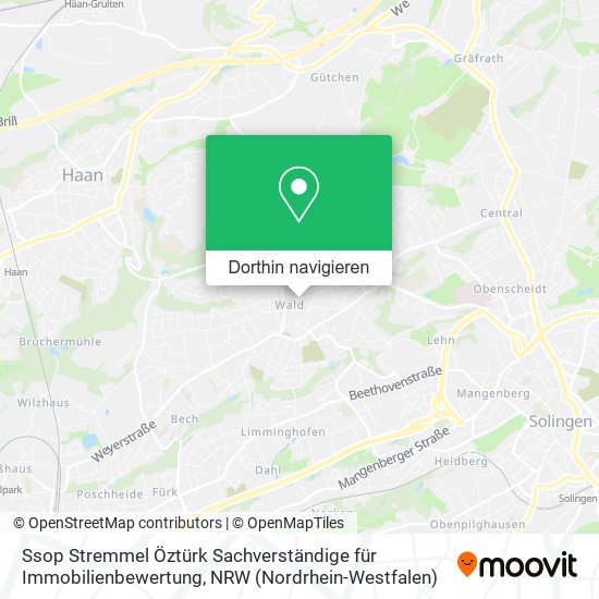 Ssop Stremmel Öztürk Sachverständige für Immobilienbewertung Karte