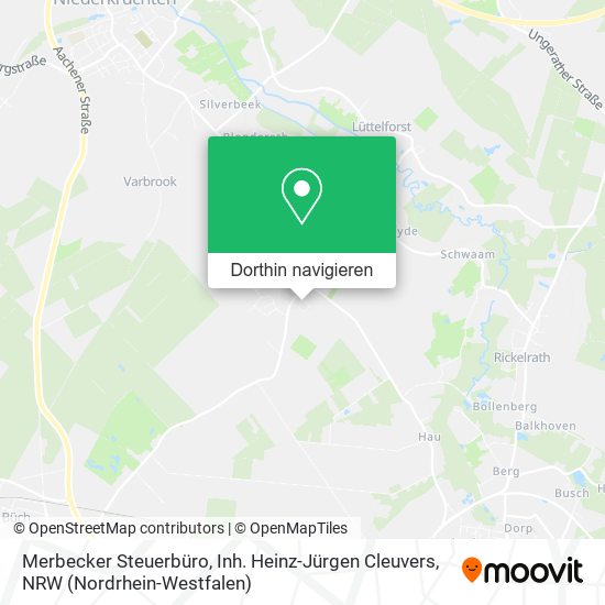 Merbecker Steuerbüro, Inh. Heinz-Jürgen Cleuvers Karte
