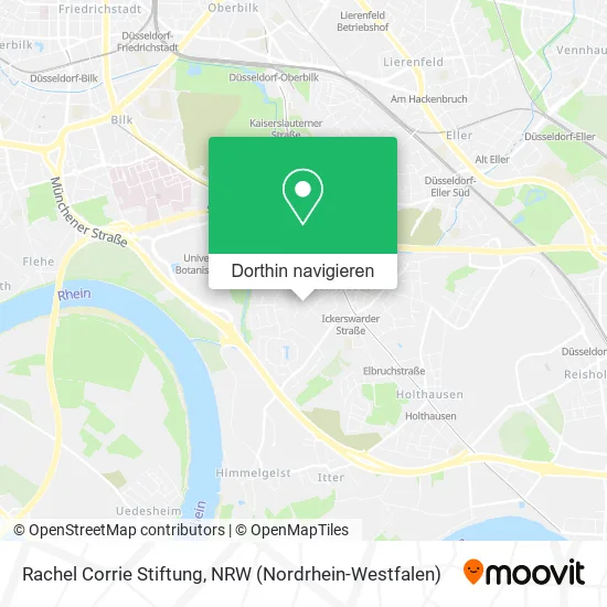 Rachel Corrie Stiftung Karte