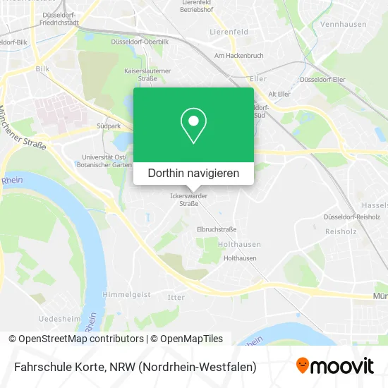 Fahrschule Korte Karte