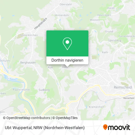 Ubt Wuppertal Karte
