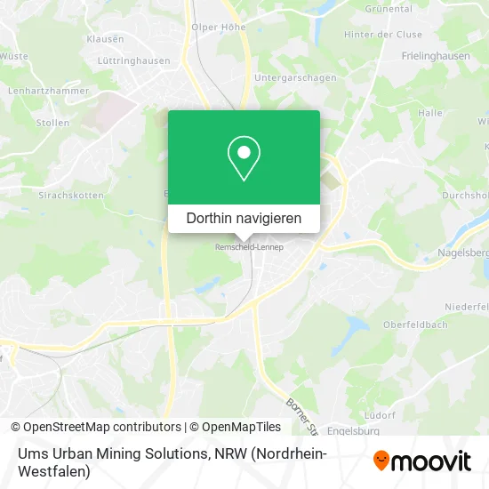 Ums Urban Mining Solutions Karte