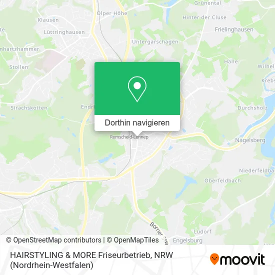 HAIRSTYLING & MORE Friseurbetrieb Karte