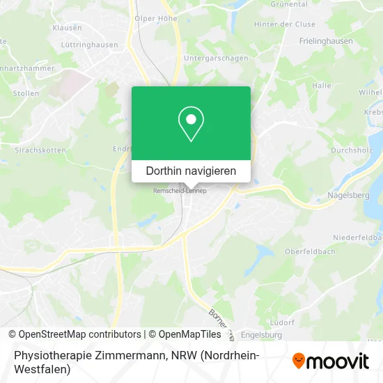 Physiotherapie Zimmermann Karte