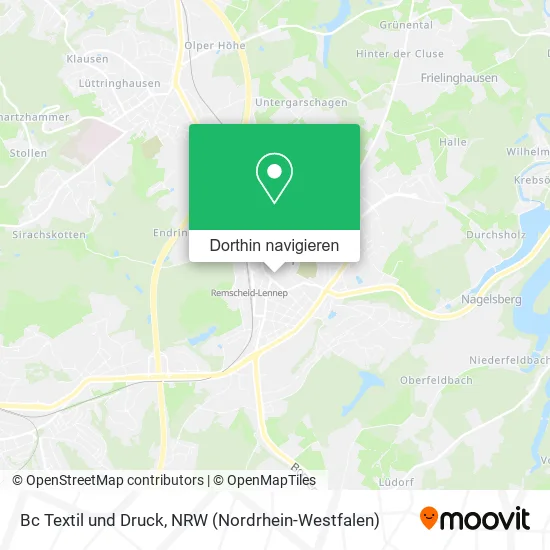 Bc Textil und Druck Karte