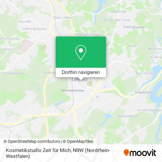 Kosmetikstudio Zeit für Mich Karte