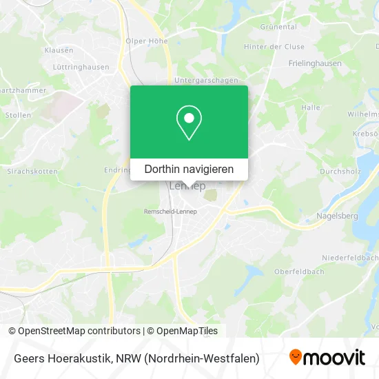 Geers Hoerakustik Karte