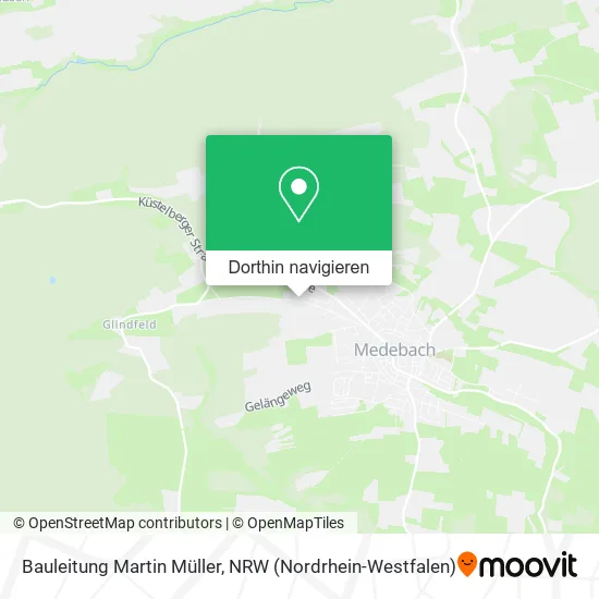 Bauleitung Martin Müller Karte