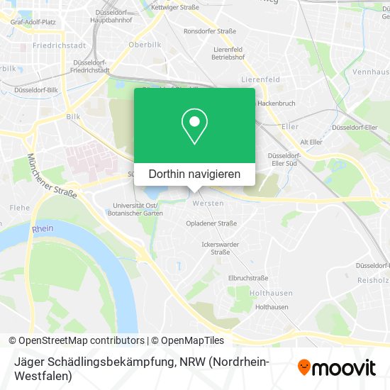 Jäger Schädlingsbekämpfung Karte