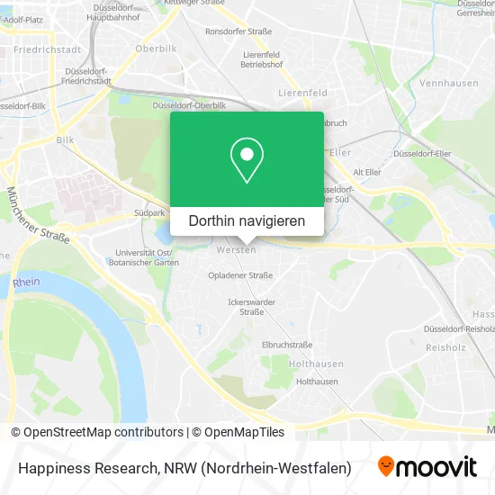 Happiness Research Karte