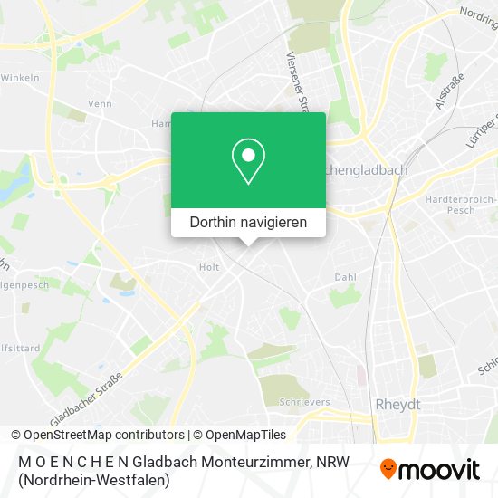 M O E N C H E N Gladbach Monteurzimmer Karte