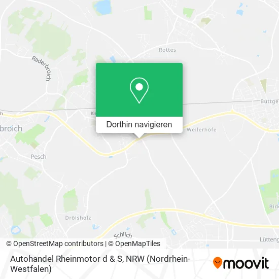 Autohandel Rheinmotor d & S Karte