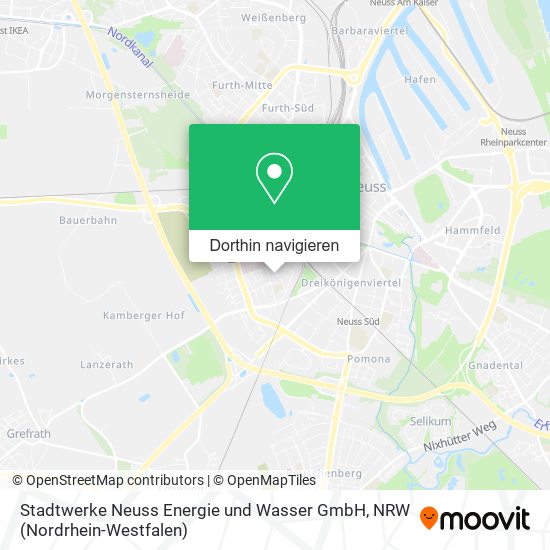 Stadtwerke Neuss Energie und Wasser GmbH Karte