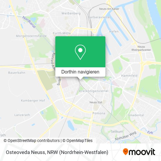 Osteoveda Neuss Karte