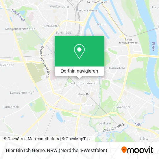 Hier Bin Ich Gerne Karte