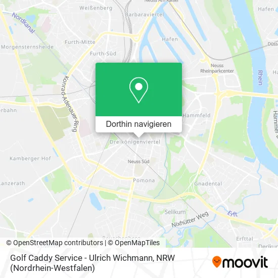 Golf Caddy Service - Ulrich Wichmann Karte