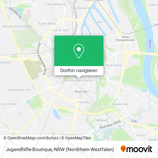 Jugendhilfe-Boutique Karte