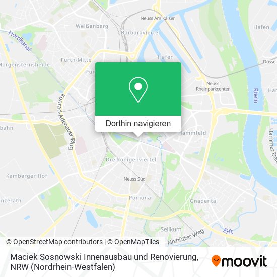 Maciek Sosnowski Innenausbau und Renovierung Karte