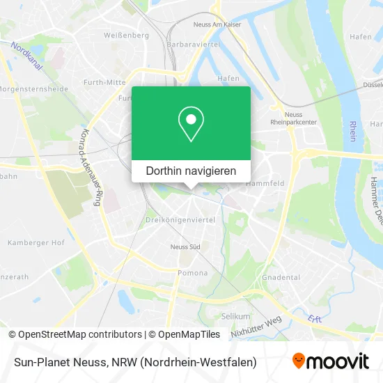 Sun-Planet Neuss Karte