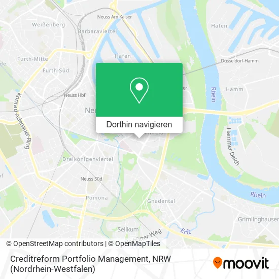 Creditreform Portfolio Management Karte