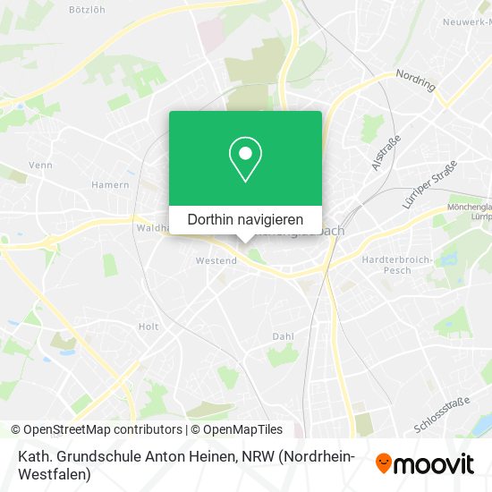 Kath. Grundschule Anton Heinen Karte