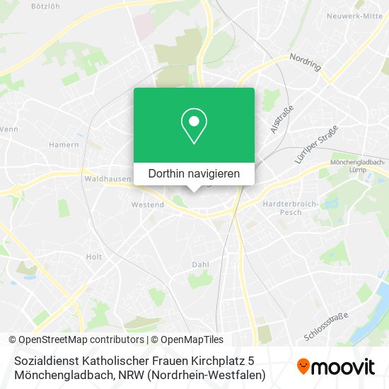 Sozialdienst Katholischer Frauen Kirchplatz 5 Mönchengladbach Karte