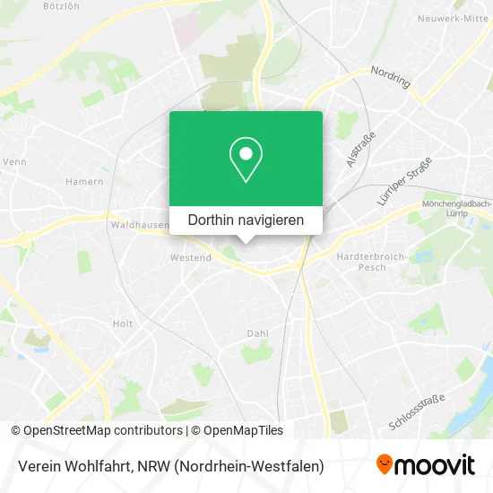 Verein Wohlfahrt Karte