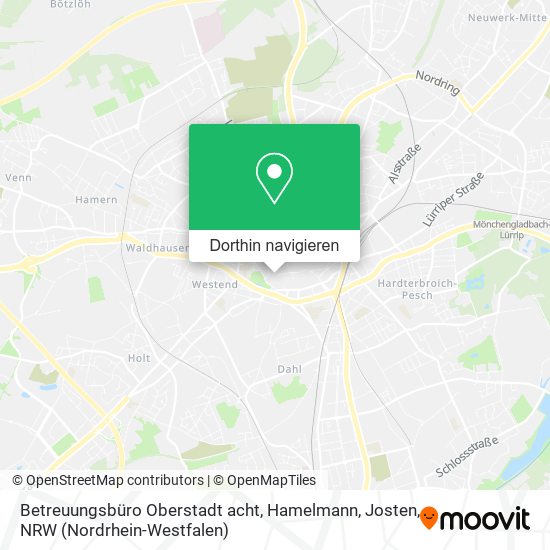 Betreuungsbüro Oberstadt acht, Hamelmann, Josten Karte