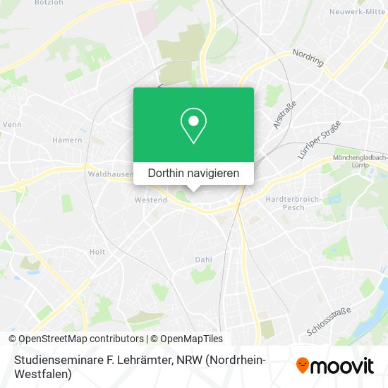Studienseminare F. Lehrämter Karte