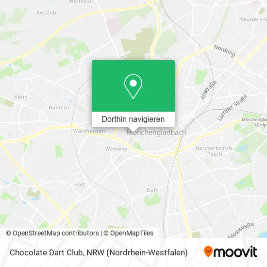 Chocolate Dart Club Karte