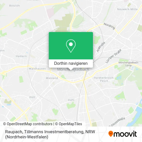 Raupach, Tillmanns Investmentberatung Karte