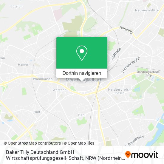 Baker Tilly Deutschland GmbH Wirtschaftsprüfungsgesell- Schaft Karte
